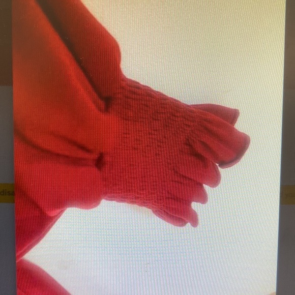 Pretty dark red blouse - Picture 2 of 2